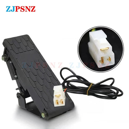 Foot Pedal 2Pin 3Pin Electric Bike Scooter Throttle E-bike Electric Tricycle Accelerator Pedal Speed Control Motorcycle Throttle