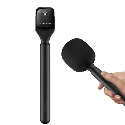 New Wireless Handheld Interview Microphone Adapter With Windshield Foam For Rode Wireless GO II For Mic 1 2