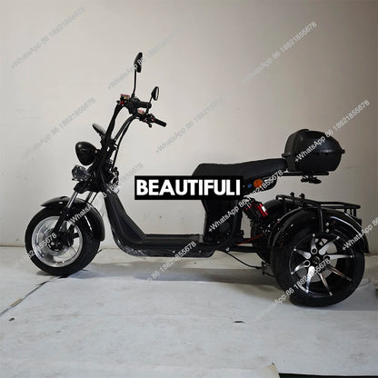 3 Wheel Bike Adult Bicycle Electric Tricycle Scooter Aluminum Materials Moped Adult 2000w Trikes 3 Wheel Motorcycle