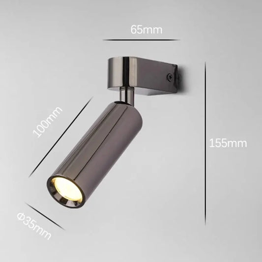 Modern Minimalist Surface Mounted Spotlight Adjustable Angles for Home Decor Kitchen Clothing Store Lighting