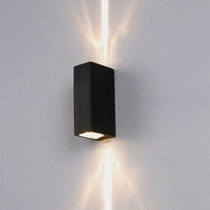 Outdoor Lighting Lens Beam Wall Lamps IP65 Waterproof Aluminum Wall Lights Corridor Garden Shopping Mall Up Down LED Porch Lamp