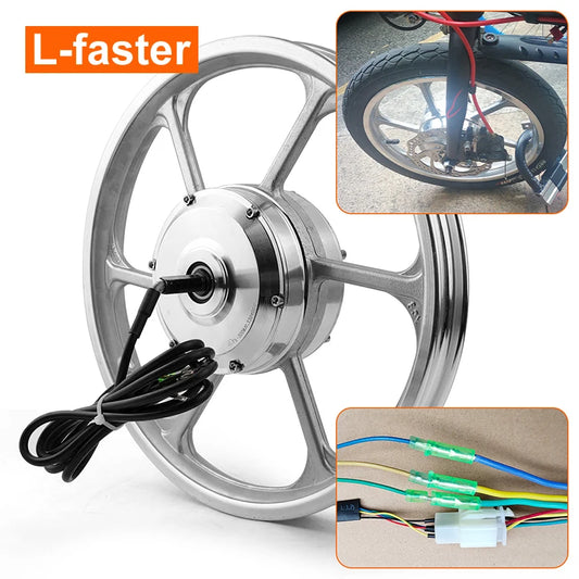 Front Drive Wheel for Electric Bike, Brushless Hub Gear Motor Wheel, Cheap, 16 Inch, 35km, H, 36V, 350W
