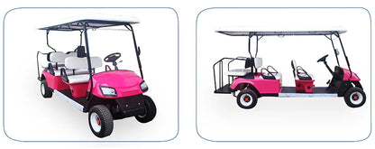 Electric Golf Cart with Cargo Bed, Two-Seater, Off-Road