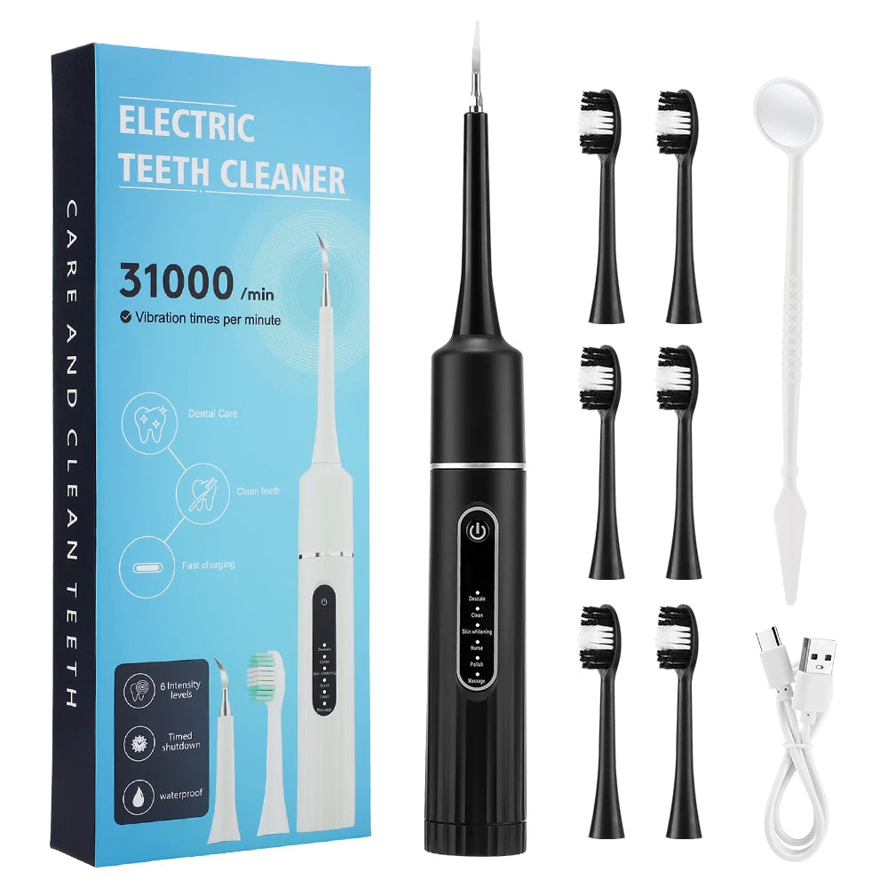 Electric Sonic Dental Scaler for Plaque, Tartar & Stain Removal