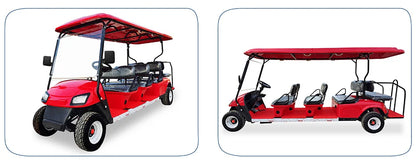 Electric Golf Cart with Cargo Bed, Two-Seater, Off-Road