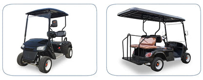 Electric Golf Cart with Cargo Bed, Two-Seater, Off-Road