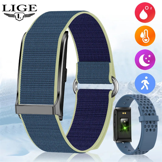 Smart Fitness Tracker with Heart Rate Monitor, Pedometer & Call Alerts for Men and Women