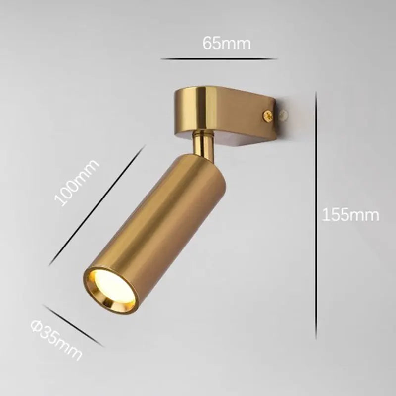 Modern Minimalist Surface Mounted Spotlight Adjustable Angles for Home Decor Kitchen Clothing Store Lighting