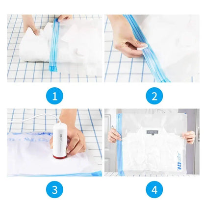 Mini USB Vacuum Sealer Pump for Food Storage, Sous Vide & Travel Packing