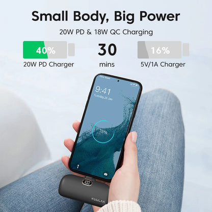 Mini Power Bank 5000mAh PowerBank Fast Charging For all Phone Batterie Externe Portable Charger