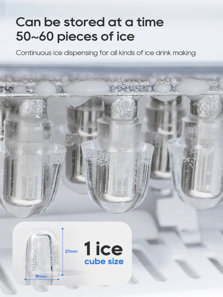 HiBREW Automatic Ice Maker with Self-Cleaning for Home, Office & Bar