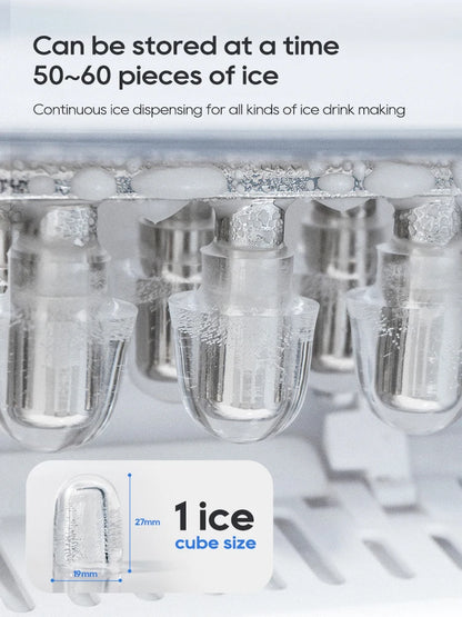 HiBREW Automatic Ice Maker with Self-Cleaning for Home, Office & Bar