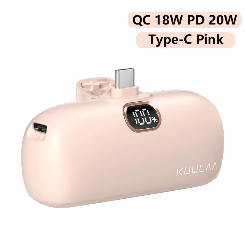 Mini Power Bank 5000mAh PowerBank Fast Charging For all Phone Batterie Externe Portable Charger