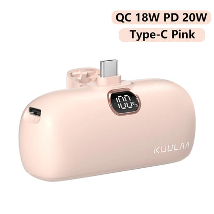 Mini Power Bank 5000mAh PowerBank Fast Charging For all Phone Batterie Externe Portable Charger