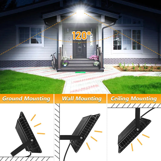 LED Spotlight  Waterproof IP66 220V 20W 30W  50W 100W 150W 200W 300W Outdoor Floodlights outdoor Factory Billboard Lighting