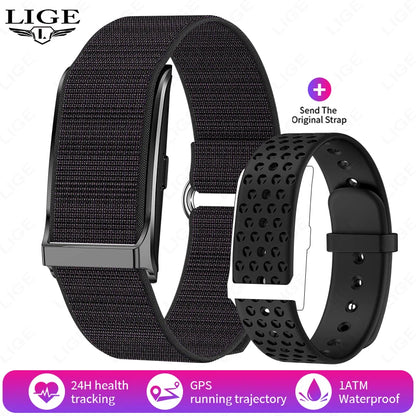 Smart Fitness Tracker with Heart Rate Monitor, Pedometer & Call Alerts for Men and Women