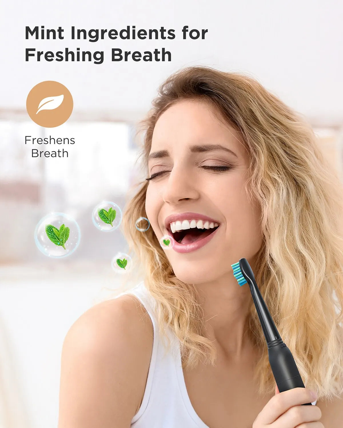 Fairywill FW-507 Rechargeable Sonic Toothbrush for Adults, USB Charging, Waterproof
