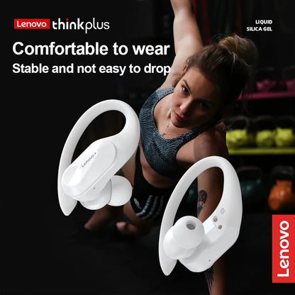 Lenovo LP75 Sports Wireless Headphones with Microphone (Button Control, LED Power Display, Hifi Stereo Sound, Bluetooth 5.3 TWS)