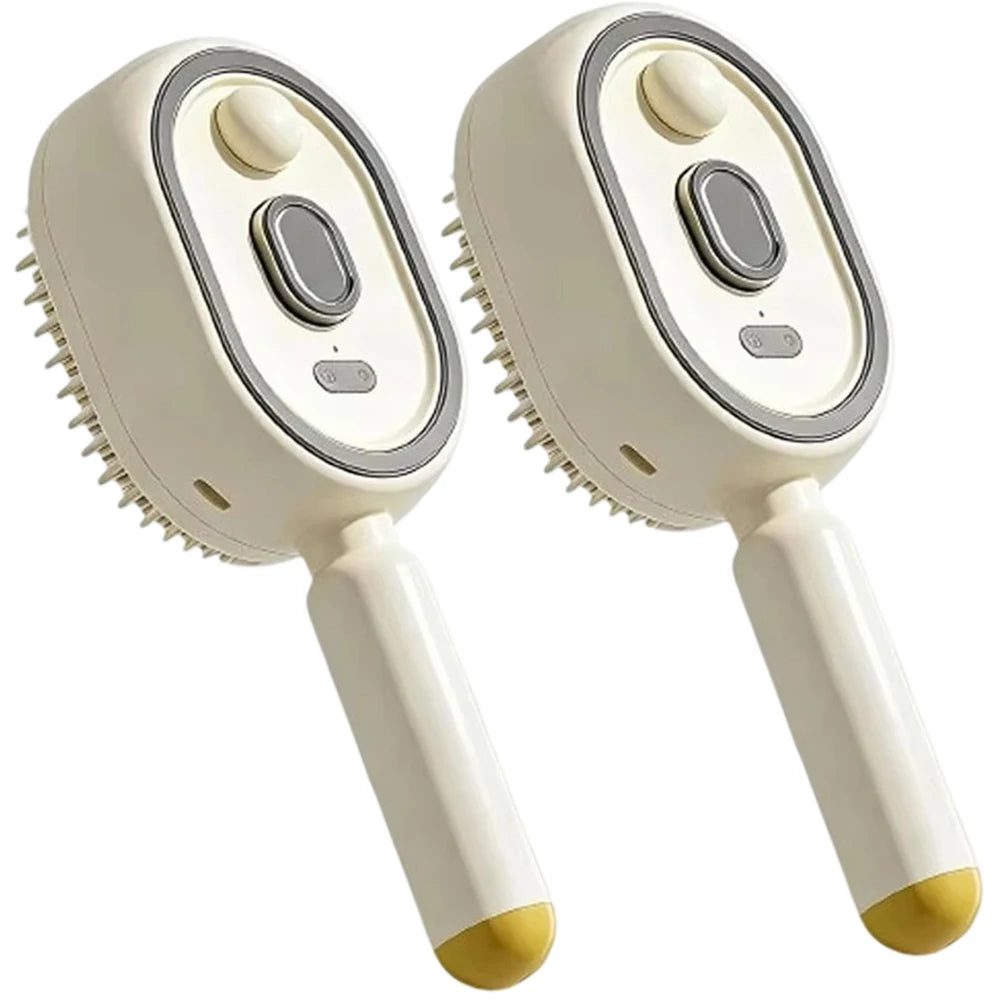 Electric Scalp Massage Brush with Spray Function & Self-Cleaning Bristles
