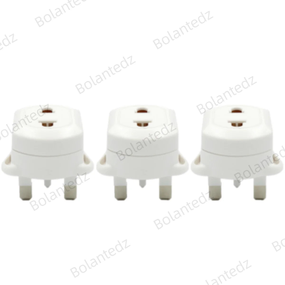 EU 2-Pin to UK 3-Pin Travel Plug Adapter for Shavers & Electric Toothbrushes