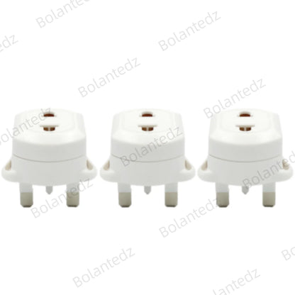 EU 2-Pin to UK 3-Pin Travel Plug Adapter for Shavers & Electric Toothbrushes