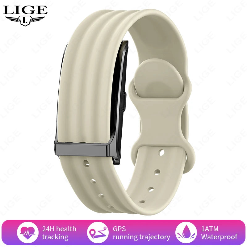 Smart Fitness Tracker with Heart Rate Monitor, Pedometer & Call Alerts for Men and Women