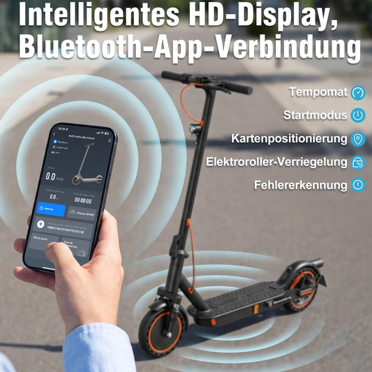 Electric Scooter with road approval TODIMART T6 ABE (30 km, 8.5 inch tires, Dual shock absorbers)