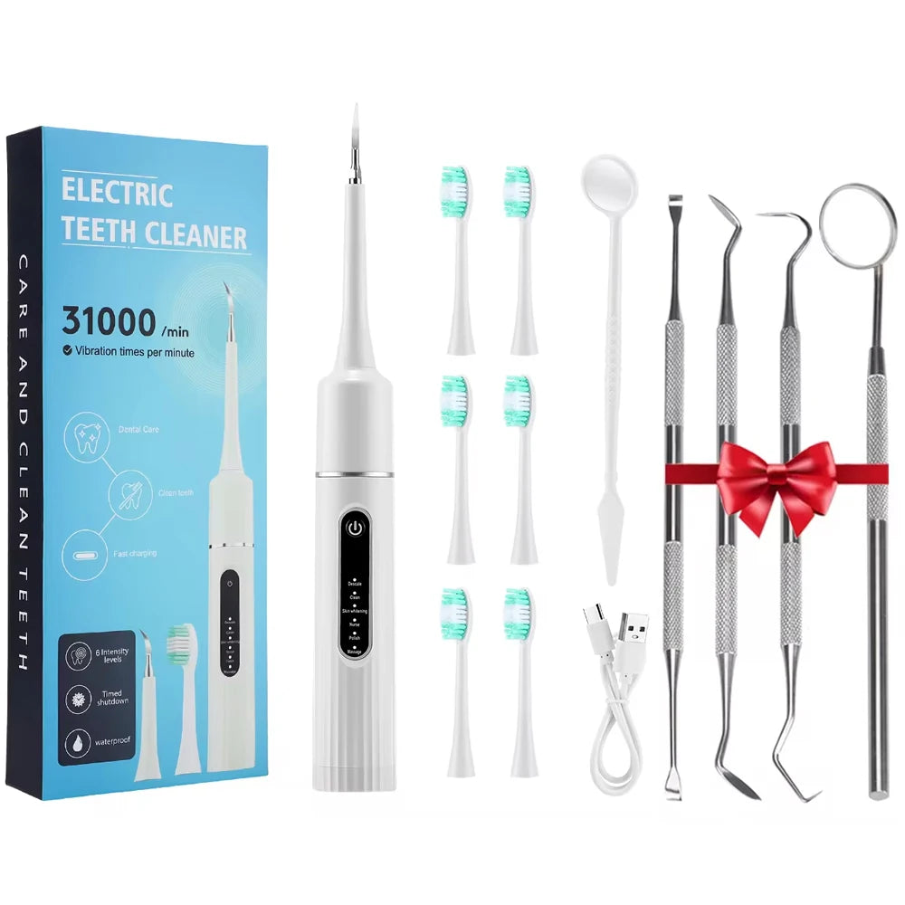 Electric Sonic Dental Scaler for Plaque, Tartar & Stain Removal