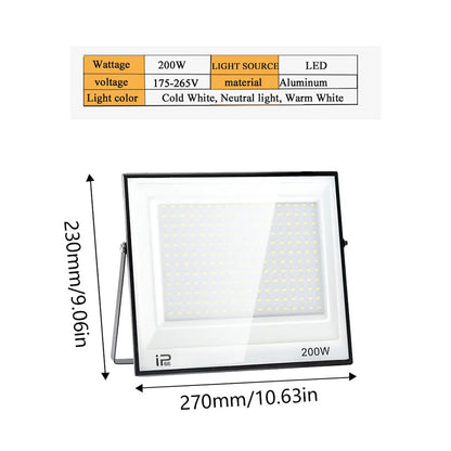 LED Spotlight  Waterproof IP66 220V 20W 30W  50W 100W 150W 200W 300W Outdoor Floodlights outdoor Factory Billboard Lighting