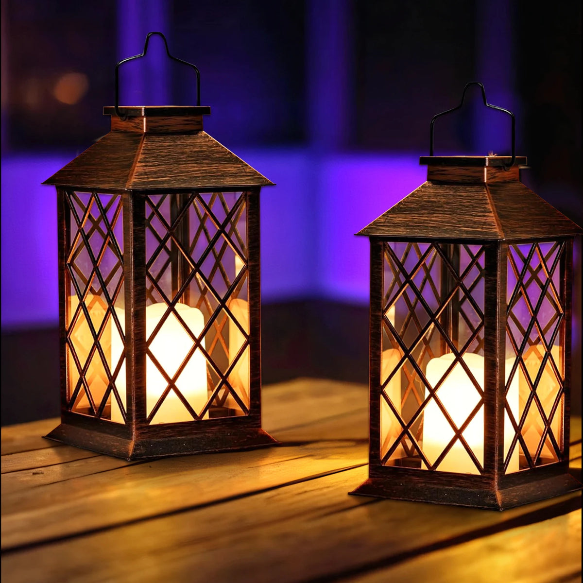1 Pc Solar Hanging Lamp Flickering Flameless Candle Waterproof LED Light For GardenTable Patio Lawn Outdoor Party Decorative