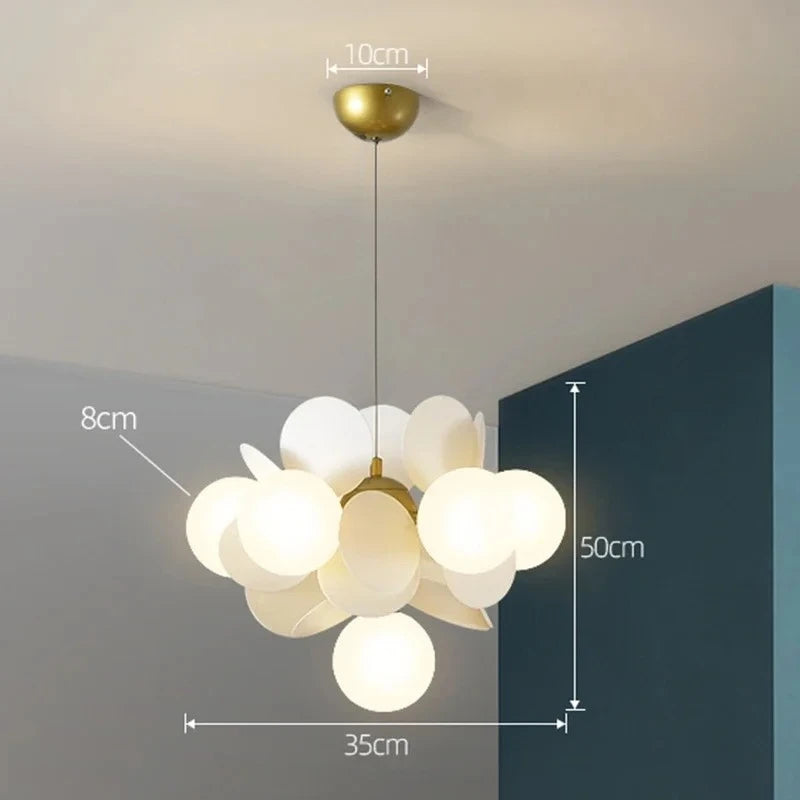 Modern Led Chandeliers Colourful Branch Chandelier for Bedroom Living Room Hanging Lamps Lustre Luxury Ceiling Light