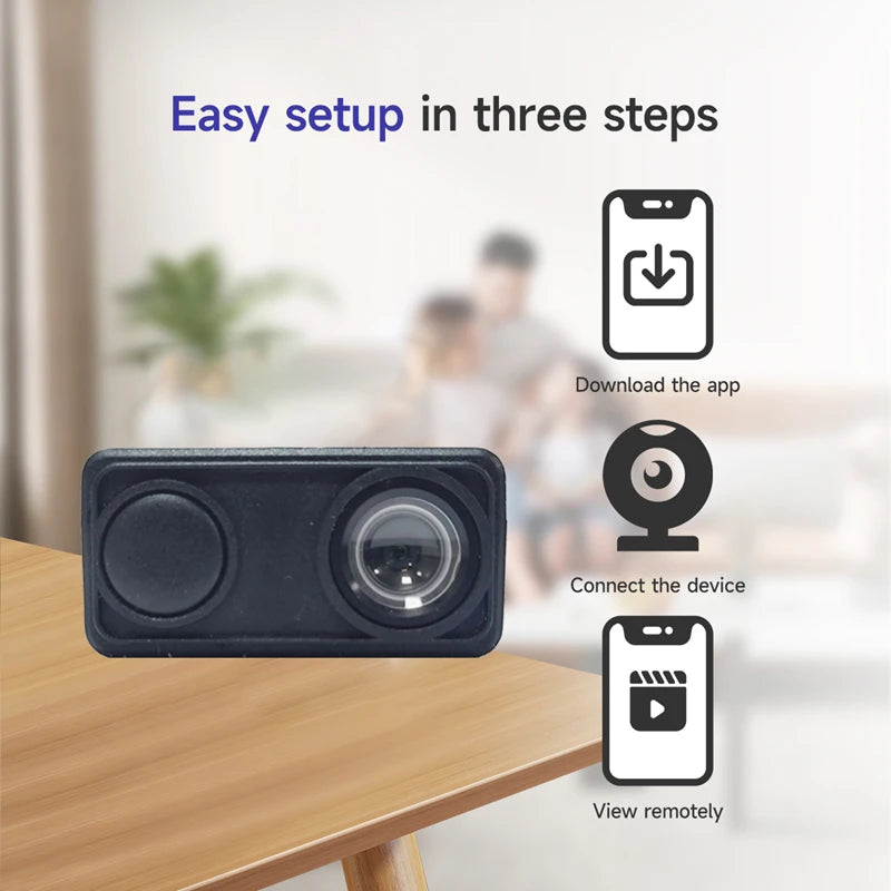 New 4K HD Camera WiFi Wireless Monitor Night Vision Remote Motion Detecting Camcorders Security Protection Indoor Surveillance
