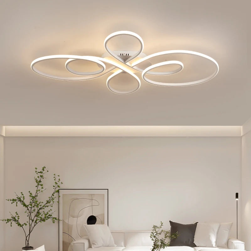 Modern LED Ceiling Light Nordic Creative Indoor Lighting Decoration Accessories for Living Room Study Room Bedroom Light Fixture