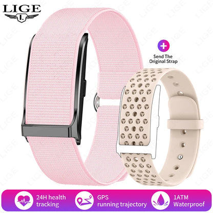 Smart Fitness Tracker with Heart Rate Monitor, Pedometer & Call Alerts for Men and Women