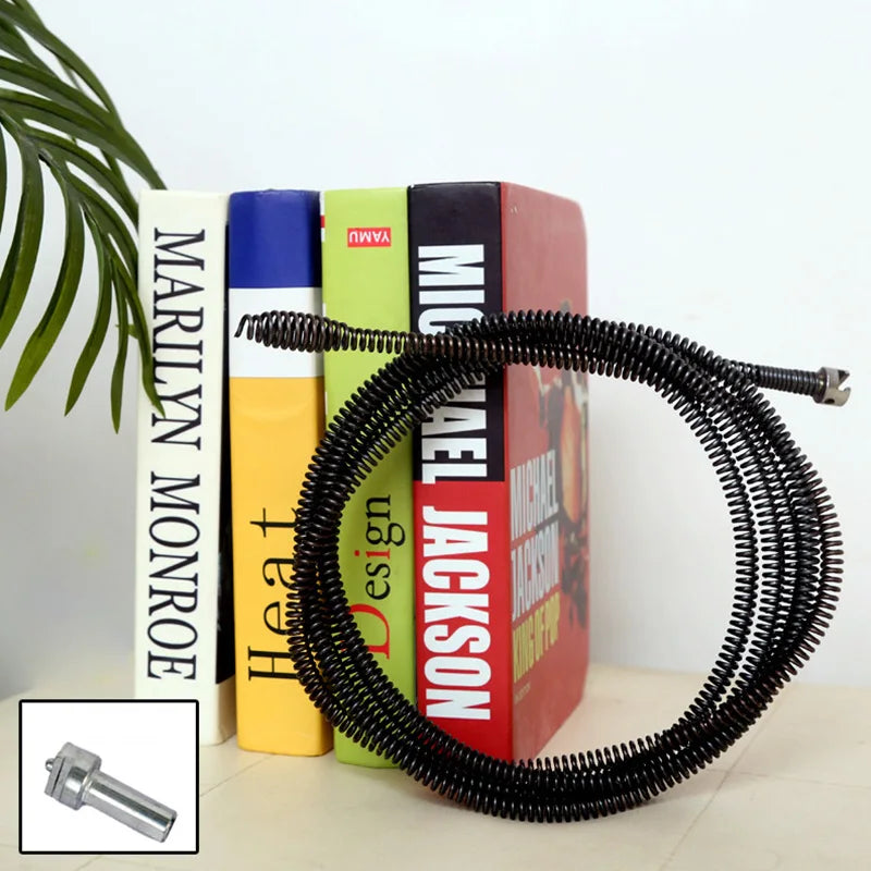 5m Drain Cleaning Snake for Kitchen & Bathroom Sinks