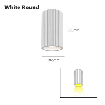 Modern Nordic LED Ceiling Downlight Minimalist Dimming Resin Grid Lamp GU10 Bulb Fitting Fixture Base Anti Glare Spot Light