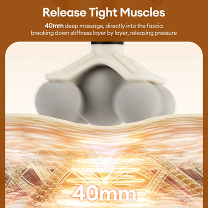 11-in-1 Electric Massage Gun – 99-Level Adjustable Fascia Massager for Deep Muscle Massage, Arms, Legs & Full Body
