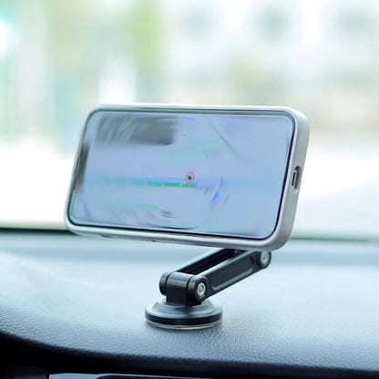Universal Car Phone Holder, Magnetic Wall Mount with Rotatable Design (Waterproof, PC Material, Compatible with All Smartphones)