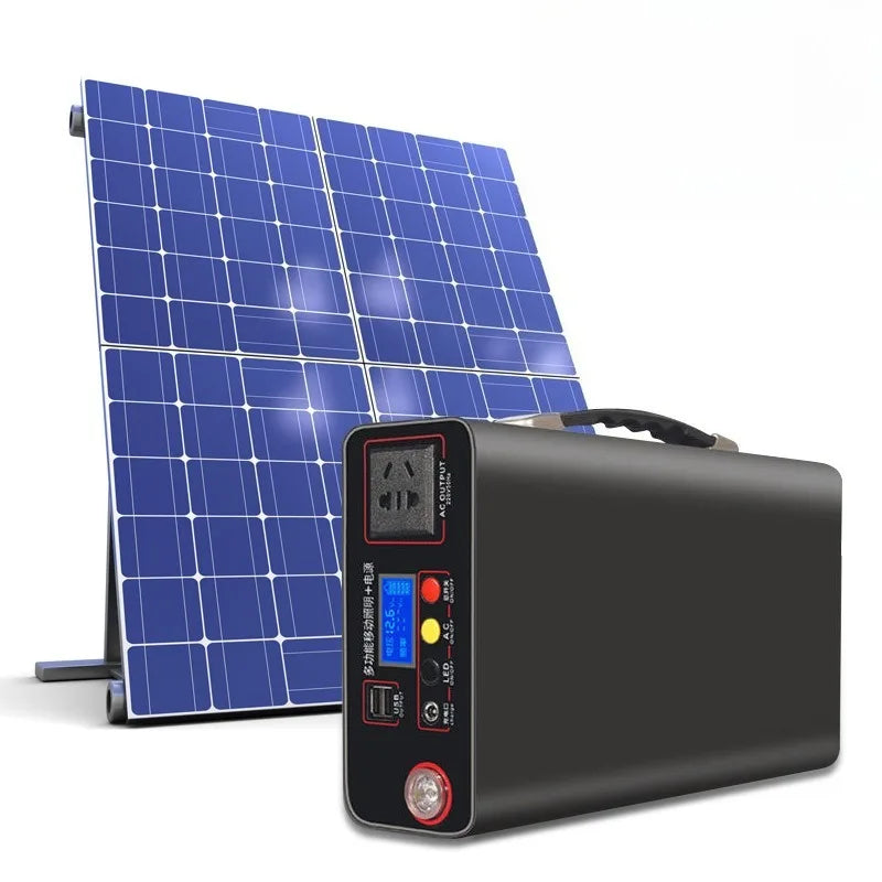 300W LiFePO₄ Portable Power Station, 220V Solar-Compatible Backup Battery for Camping & Emergencies