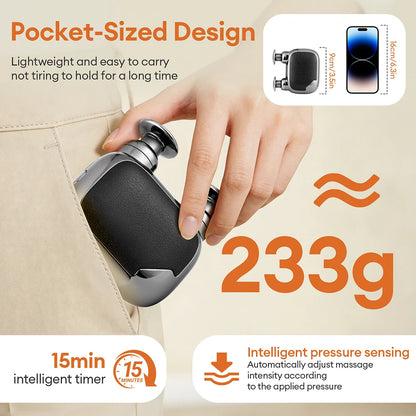 Mini Portable Electric Massage Gun with High-Frequency Vibration