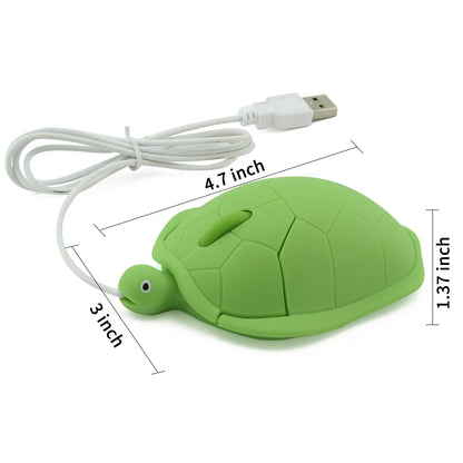 Wireless 2.4G Turtle Appearance Anti Slip Design Plug And Play Light Weight Portable Cute Creative Mause Office Use Gift For Kid
