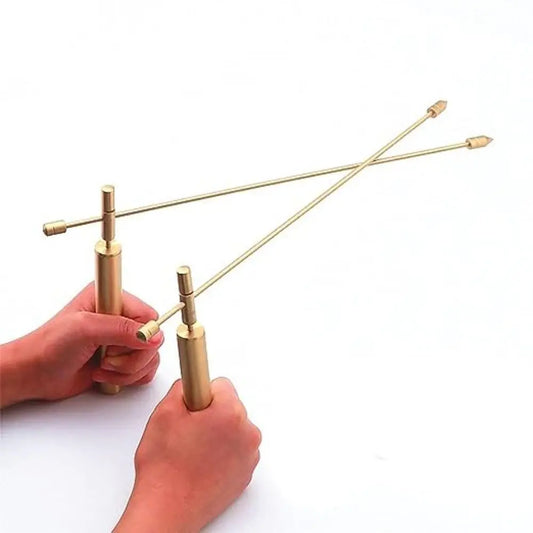 2pcs Pure Copper Dowsing Rod Ghost Hunting Equipment, Divining Rods, Portable Tool, Water Divining Witching, Energy Healing
