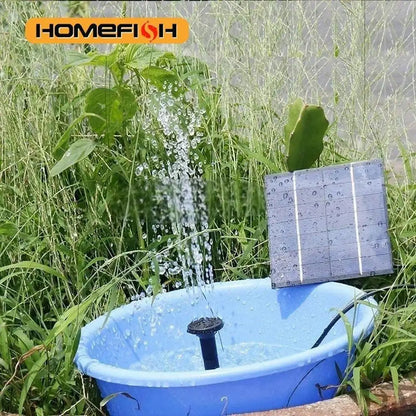Solar Water Pump Fountain,withNozzles and  Water Pipe,Solar Powered Pump for Bird Bath,Pond,Garden Solar Fountain Pump