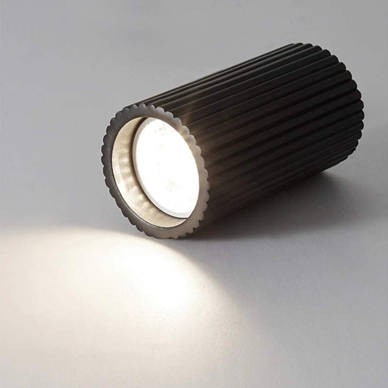 Modern Nordic LED Ceiling Downlight Minimalist Dimming Resin Grid Lamp GU10 Bulb Fitting Fixture Base Anti Glare Spot Light