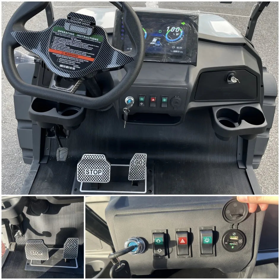 Electric Golf Carts (2 - 8 Person, 48v, 60v or 72v, Street Legal)