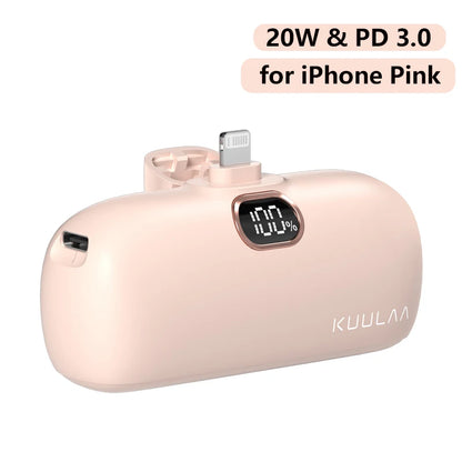 Mini Power Bank 5000mAh PowerBank Fast Charging For all Phone Batterie Externe Portable Charger