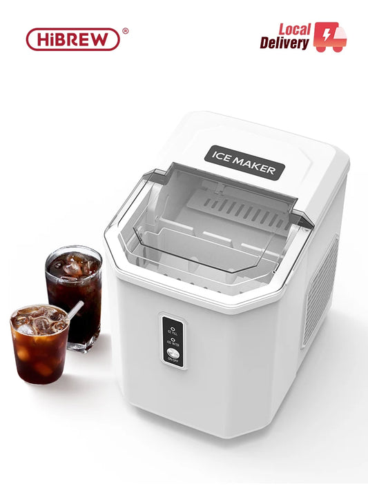 HiBREW Automatic Ice Maker with Self-Cleaning for Home, Office & Bar