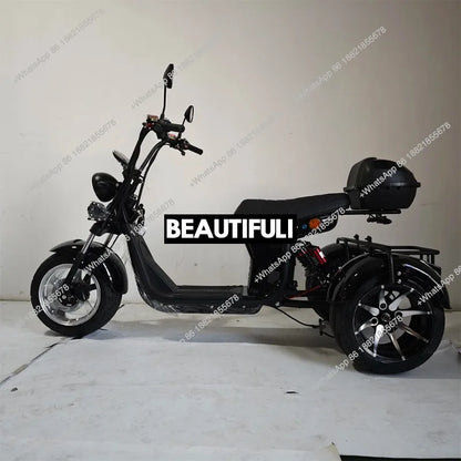 3 Wheel Bike Adult Bicycle Electric Tricycle Scooter Aluminum Materials Moped Adult 2000w Trikes 3 Wheel Motorcycle