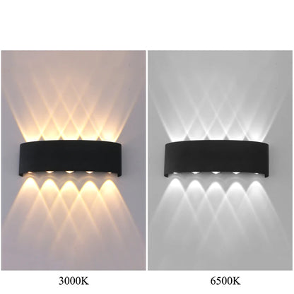 LED Wall Lamp 4/6/8/10 Outdoor Wall Lamps Up And Down Towards Lighting For Indoor Room Decoration Garden Lighting Street Lights
