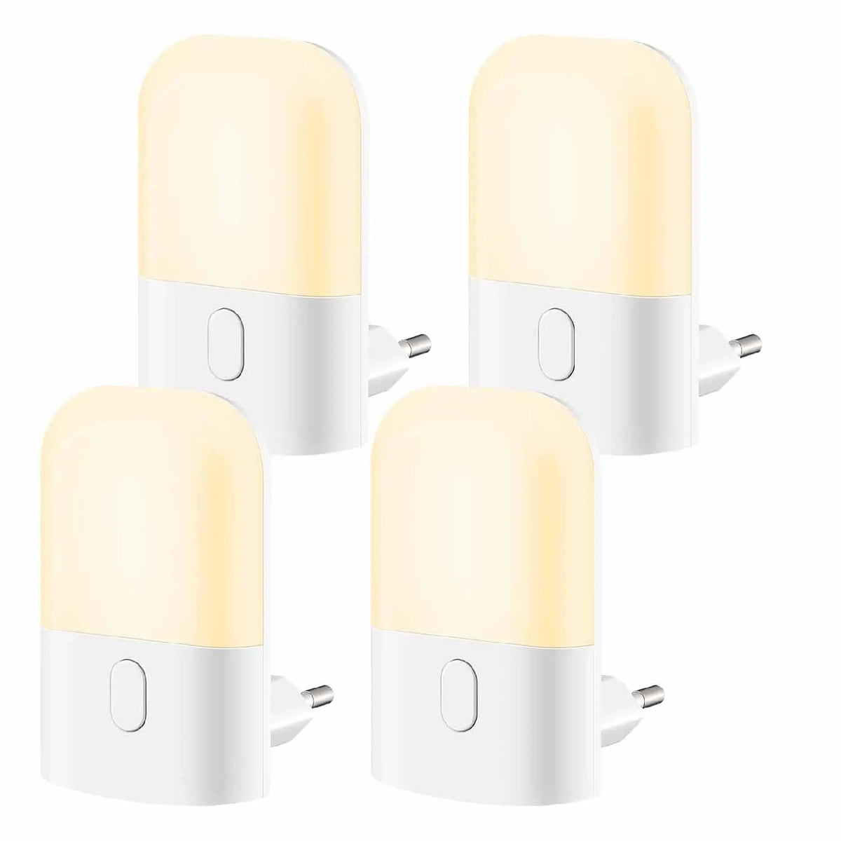 Night Lights Plug into Wall, LED Night Light with Light Sensor, Adjustable Brightness, Warm White 2700K Night Light
